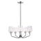 Maxim Lighting Goblet 5-Light 23" Wide Black / Satin Nickel Chandelier 26125CLBKSN - alternate 1